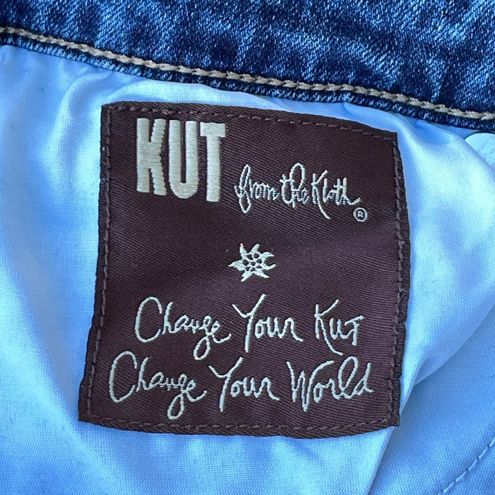 Kut from the Kloth Katy Boyfriend Jeans Womens 4 Blue Casual KP799MI2R Denim - Picture 4 of 13